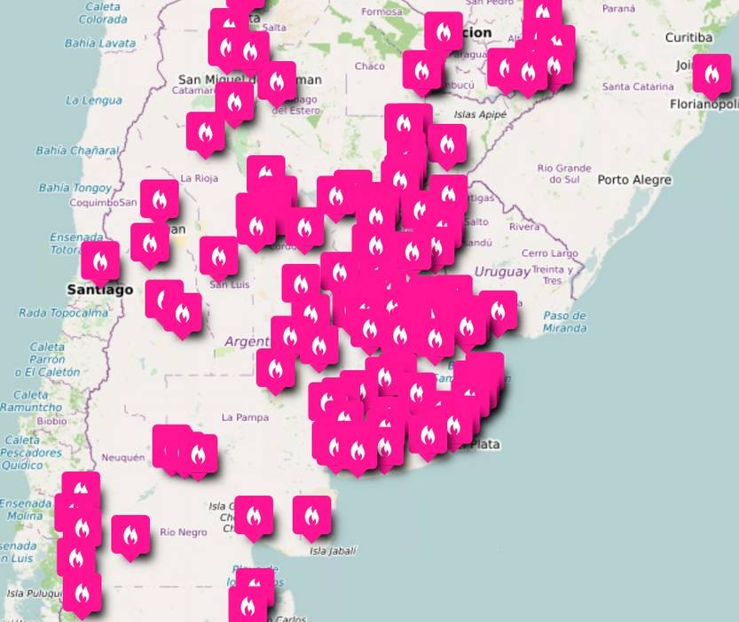 mapa movilizaciones