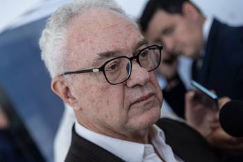 Mario Lubetkin, en la Torre Ejecutiva (archivo). · Foto: Ernesto Ryan