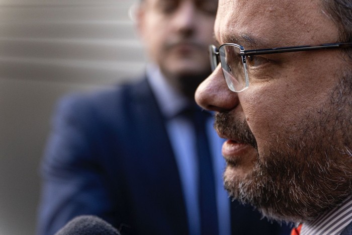 Felipe Schipani, el 2 de mayo en el Parlamento. · Foto: Ernesto Ryan