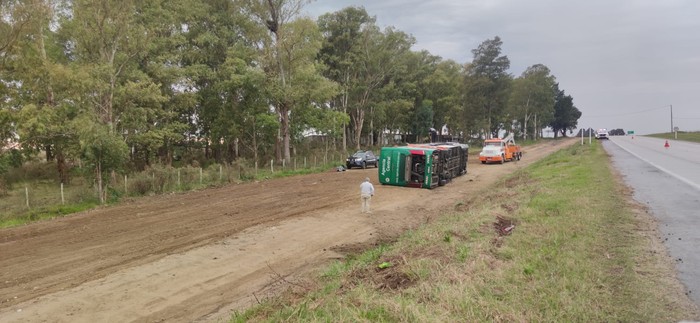 Accidente de ómnibus de Agencia Central en la ruta 3.