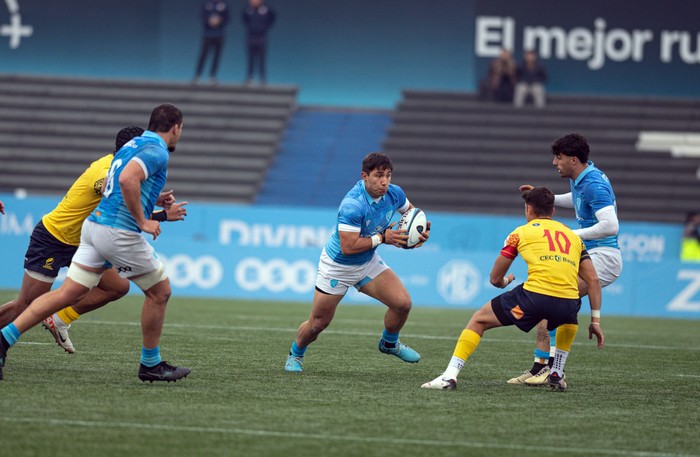 Uruguay y Rumania en el estadio Charrúa.
Foto: Unión de Rugby del Uruguay