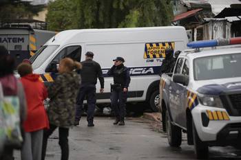 Cipriano Miró y Apóstoles, el 3 de setiembre, en el barrio Villa Española. · Foto: Gianni Schiaffarino
