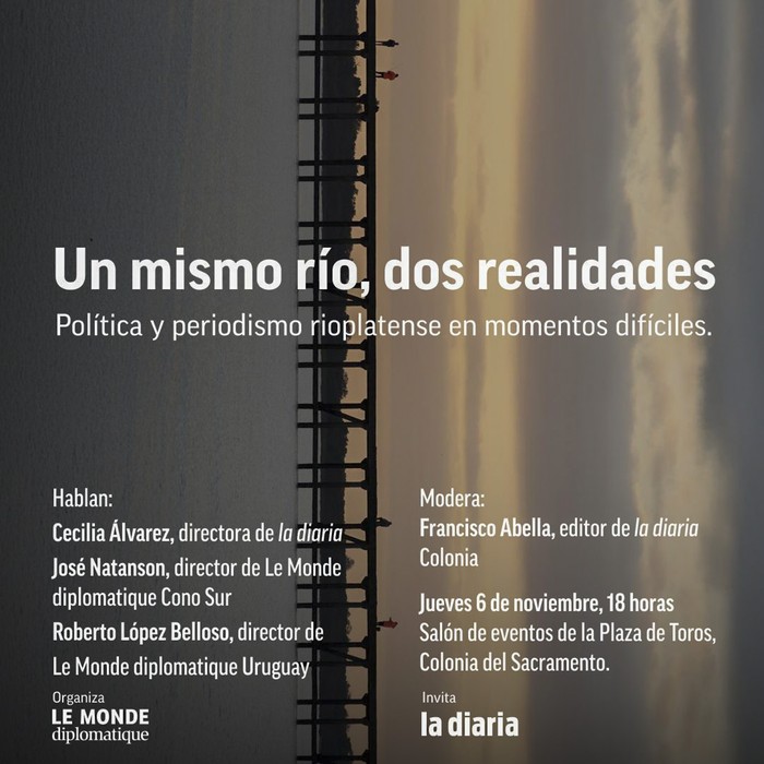Foto principal del artículo '“Un mismo río, dos realidades. Política y periodismo rioplatense en momentos difíciles”, este jueves Colonia del Sacramento'