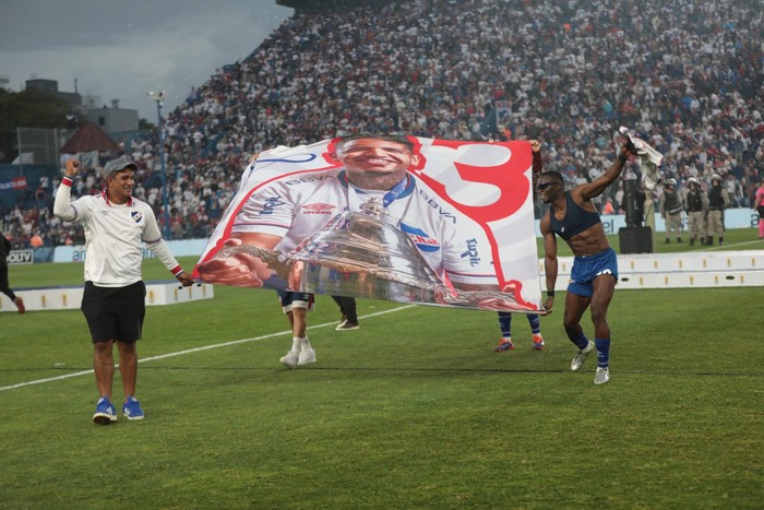 Durante los festejos, el 30 de noviembre, en el Gran Parque Central. · Foto: Rodrigo Viera Amaral