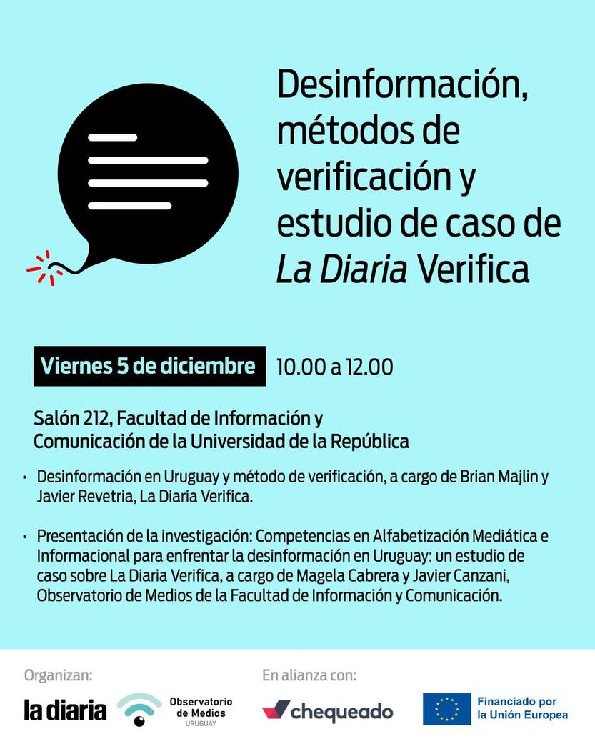 flyer la diaria verifica