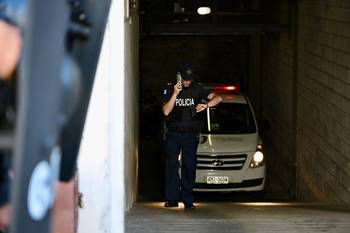 Juzgado de Juan Carlos Gómez, el 19 de diciembre de 2025. · Foto: María Vivanco