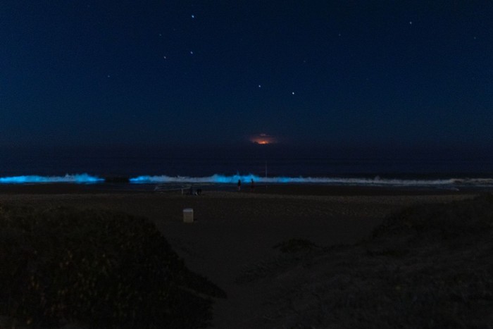 Playa las Grutas, el 30 de diciembre, en Punta Ballena. · Foto: Ernesto Ryan