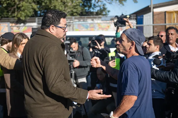 Alejandro Sánchez durante la recorrida. · Foto: Gianni Schiaffarino