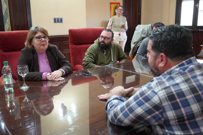 Lissett Pérez junto a Nicolás Olivera.