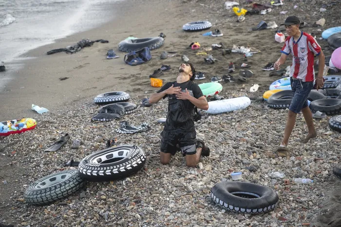 Ceuta, España, el 30 de julio.
Foto: Marcos Moreno, Anadolu, AFP