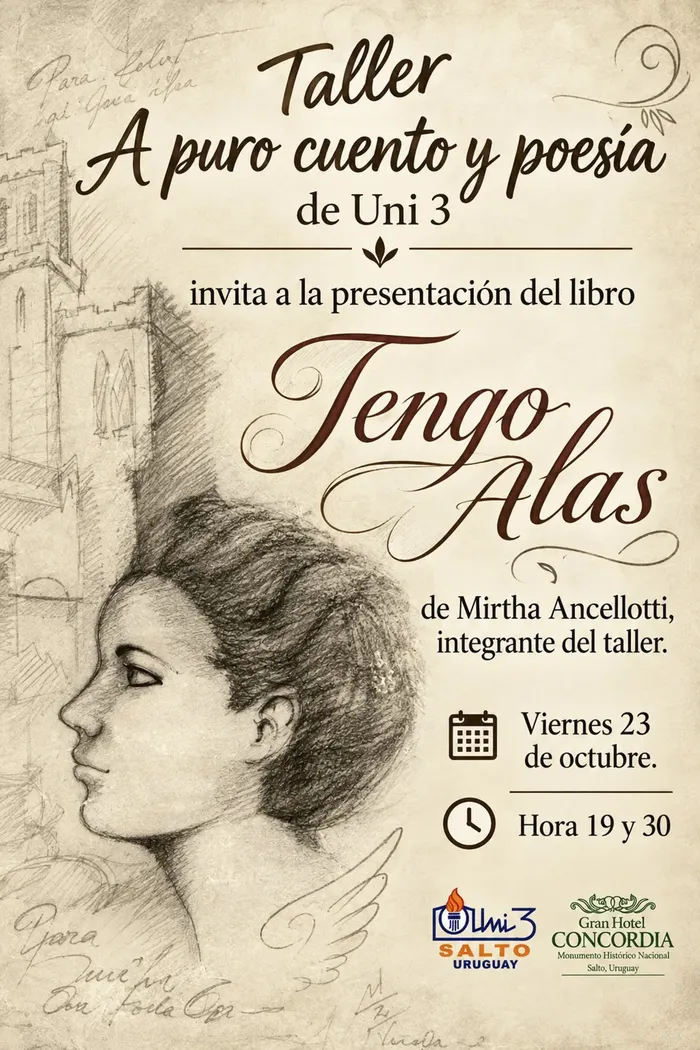 Foto principal del artículo 'La maestra Mirtha Ancellotti presentará Tengo alas, su segundo libro de poemas'