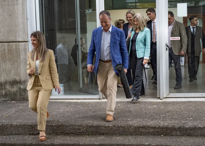 Petros Mavromichalis, el 14 de abril, en Salto. · Foto: Ariel Volpi