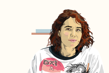 Foto principal del artículo 'Las normas de género en el uso del tiempo afectan el bolsillo de muchos hogares uruguayos' · Ilustración: Luciana Peinado