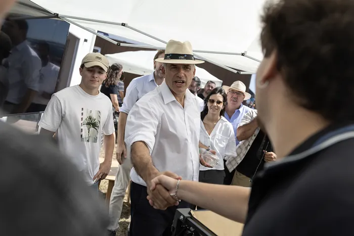Yamandú Orsi, el 18 de marzo, en la inauguración de la Expoactiva. · Foto: Camilo dos Santos, Presidencia
