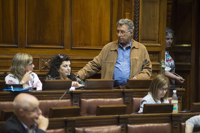 Sesión de hoy en la Cámara de Representantes.  · Foto: Andrés Cuenca