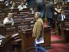 Darío Pérez, ayer, durante la sesión, en la Cámara de Representantes. · Foto: Andrés Cuenca Darío Pérez, ayer, durante la sesión, en la Cámara de Representantes. · Foto: Andrés Cuenca