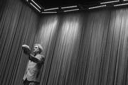 David Byrne, anoche, en el Teatro de Verano. Foto: Andrés Cuenca