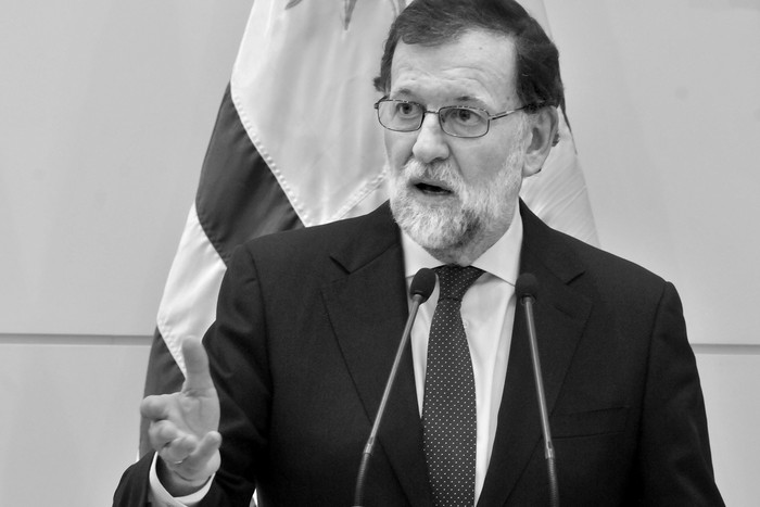 Mariano Rajoy, hoy, en la Torre Ejecutiva. Foto: Federico Gutiérrez