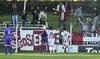 Juan Manuel Olivera convirtió el gol de la victoria para River Plate ante Defensor Sporting, en el Parque Federico Omar Saroldi. · Foto: Federico Gutiérrez
Juan Manuel Olivera convirtió el gol de la victoria para River Plate ante Defensor Sporting, en el Parque Federico Omar Saroldi. · Foto: Federico Gutiérrez