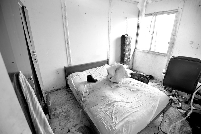 Casa afectada por la tormenta en San Carlos. Foto: Federico Gutiérrez.