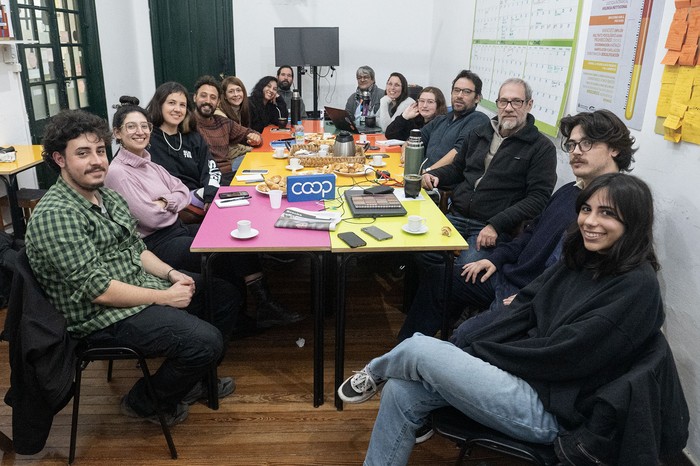 Encuentro de intercambio “El cooperativismo de trabajo que se viene”, el 27 de junio, en la Federación de Cooperativas de Producción del Uruguay. · Foto: Alessandro Maradei