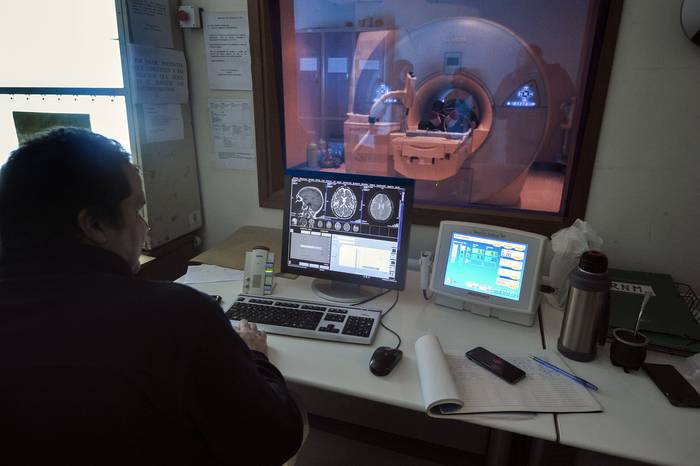 Imagenología en el Hospital de Clinicas (archivo, mayo de 2018). · Foto: Federico Gutiérrez