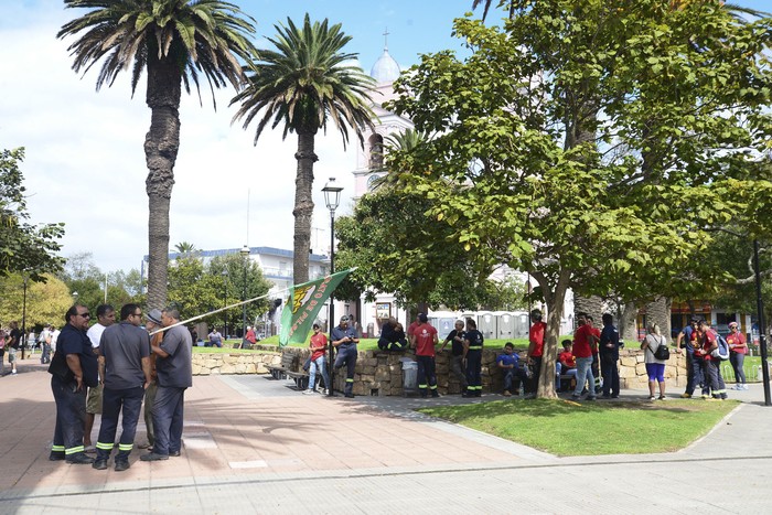 Concentración de Afutu Maldonado, en la plaza San Fernando (archivo, marzo de 2023). · Foto: Natalia Ayala