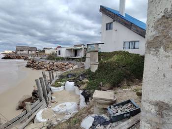 Faja costera de Aguas Dulces, Rocha. 
Foto: Vecinos en Defensa de la Costa de Aguas Dulces
