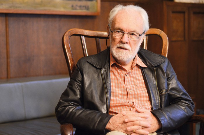 David Harvey (archivo, noviembre de 2015). · Foto: Pablo Vignali