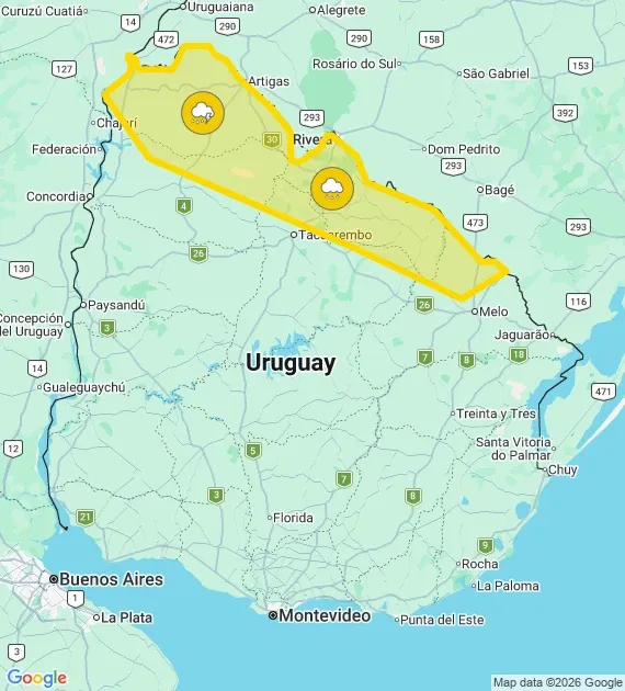 alerta inumet 6/3 17.30