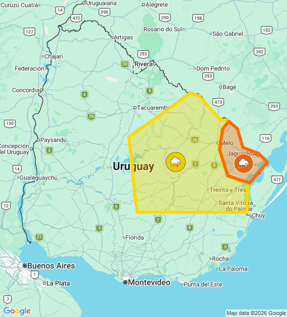 alerta amarilla y naranja 27.1 17.49