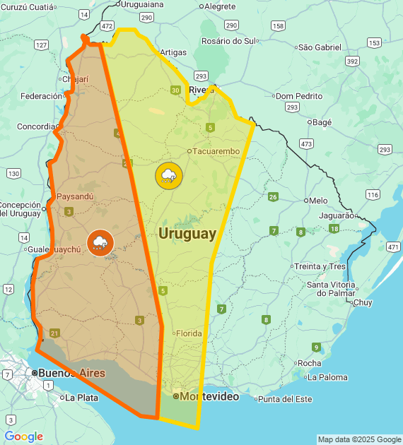 mapa inumet 31 agosto