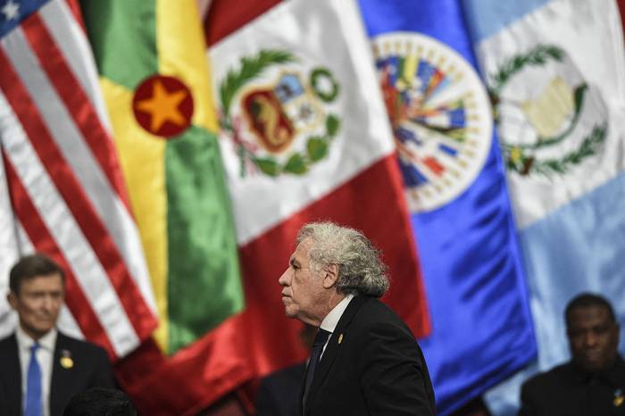 Luis Almagro, en la inauguración de la Asamblea General de la OEA, el 5 de octubre. · Foto: Ernesto Benavides, AFP