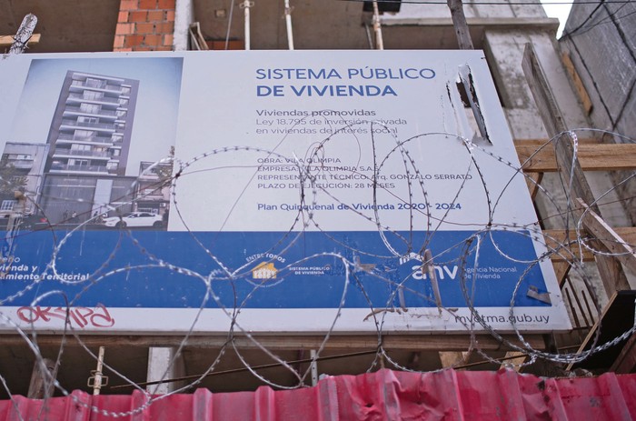 Obra de Vivienda Promovida en el Cordón (archivo, agosto de 2024). · Foto: Gianni Schiaffarino Obra de Vivienda Promovida en el Cordón (archivo, agosto de 2024). · Foto: Gianni Schiaffarino