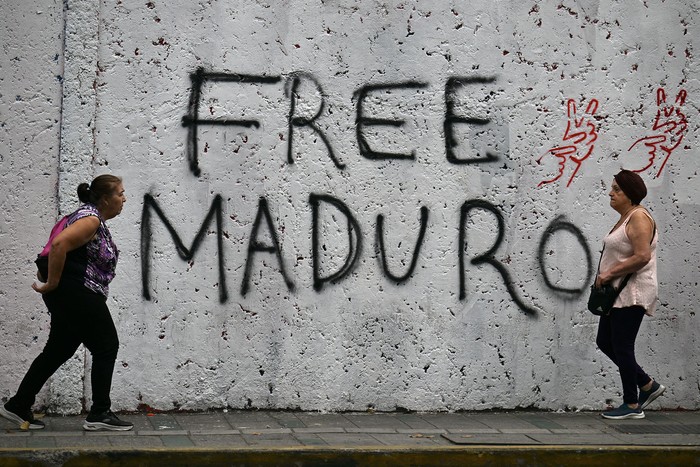 Caracas, el 10 de enero. · Foto: Juan Barreto, AFP