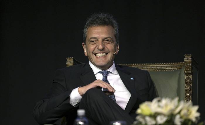 Sergio Massa, ministro de Economía de Argentina. · Foto: Juan Mabromata,  AFP