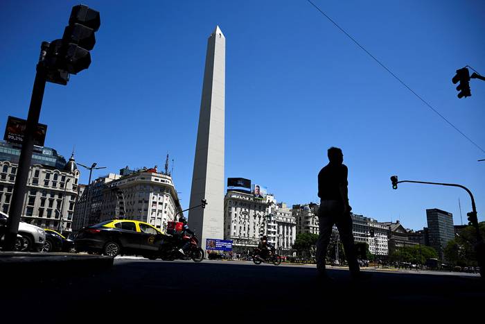 Centro de Buenos Aires (08.11.2023). · Foto: Luis Robayo, AFP