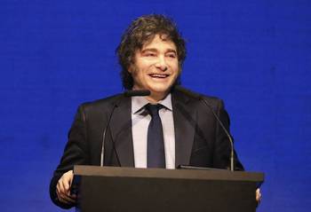 Javier Milei, el 7 de noviembre de 2024, en Buenos Aires. · Foto: Presidencia argentina, AFP.