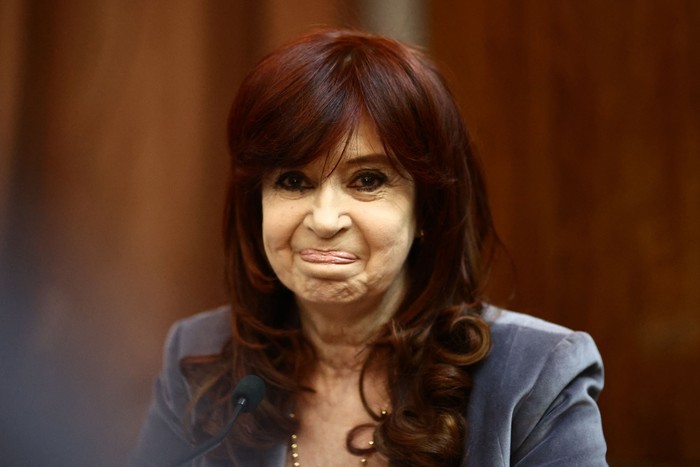 Cristina Fernández, el 14 de agosto de 2024, en Buenos Aires. · Foto: Tomás Cuesta, AFP