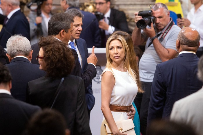 Fabiola Yáñez, el 23 de enero de 2023, en Buenos Aires. · Foto: Matías Baglietto, Nurphoto, AFP