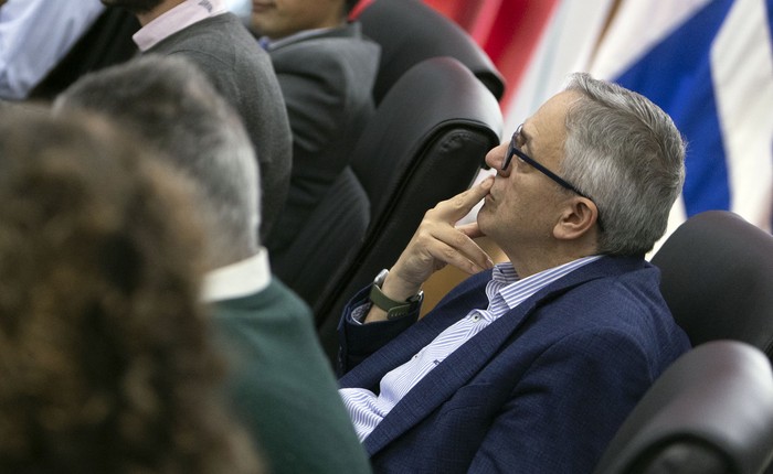 Rodrigo Arim en el Congreso de Intendentes (archivo, mayo de 2025). · Foto: Ernesto Ryan