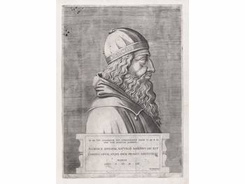 Grabado de Aristóteles, año 1550. Ilustración: anónimo, Museo Metropolitano de Arte.