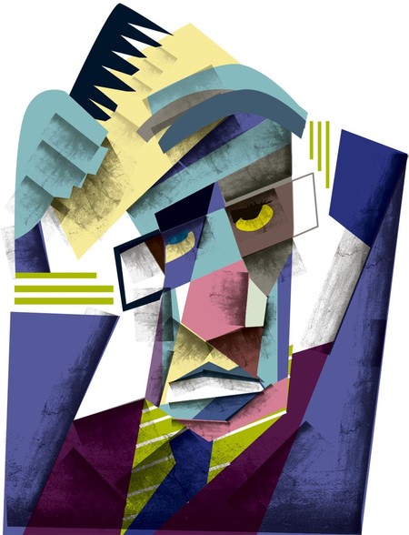 Danilo Astori. Ilustración: Ramiro Alonso. Danilo Astori. Ilustración: Ramiro Alonso.