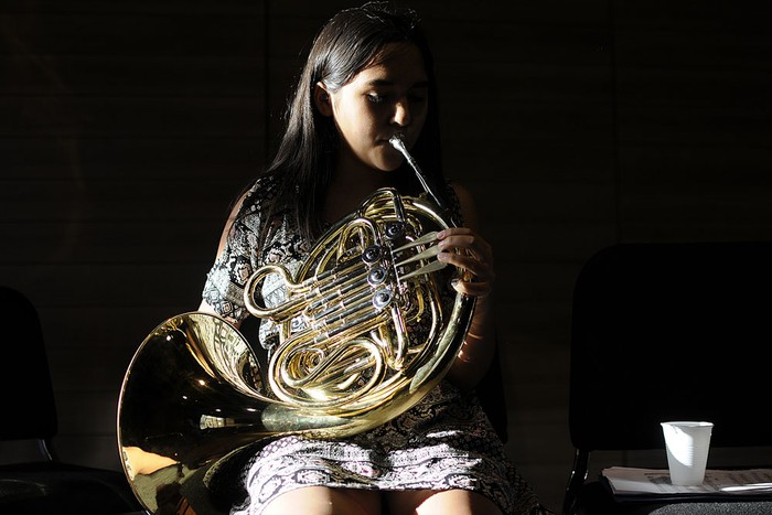 Audiciones para la Orquesta Juvenil del Sodre 2018, el lunes en el Auditorio Adela Reta. Foto: Juan Manuel Ramos