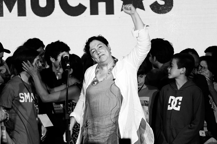 La candidata del Frente Amplio de Chile, Beatriz Sánchez, el día de las elecciones, en Santiago. Foto: Pablo Vera, AFP