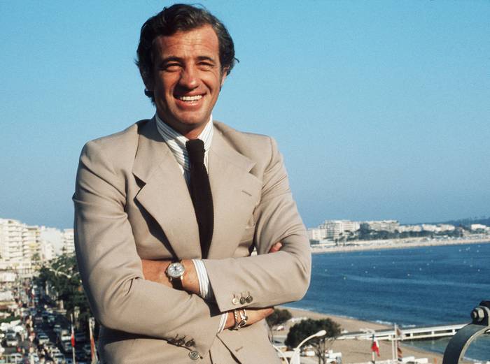 Jean-Paul Belmondo, en mayo de 1974, durante el Festival de Cine de Cannes. · Foto: AFP, s/d de autor