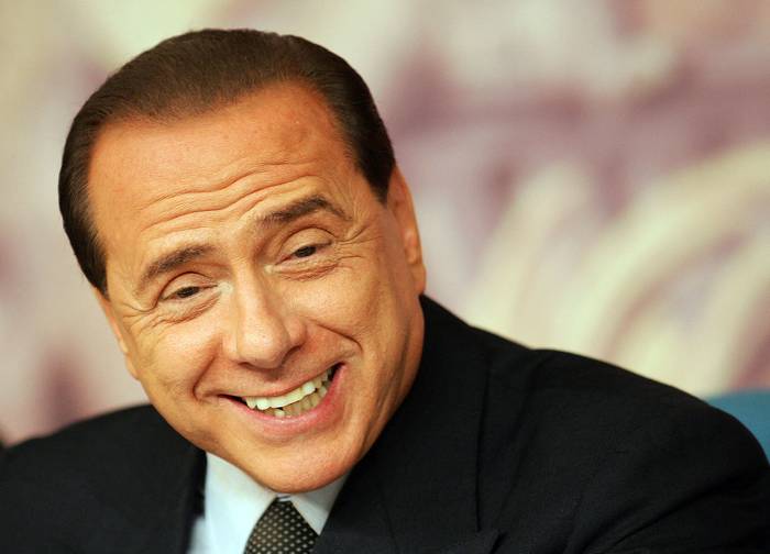 Silvio Berlusconi el 6 de abril de 2006, durante una conferencia de prensa en Roma. · Foto: Andreas Solaro, AFP