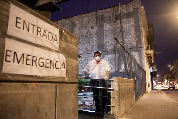 Hospital Maciel (archivo, marzo de 2020). · Foto: Alessandro Maradei