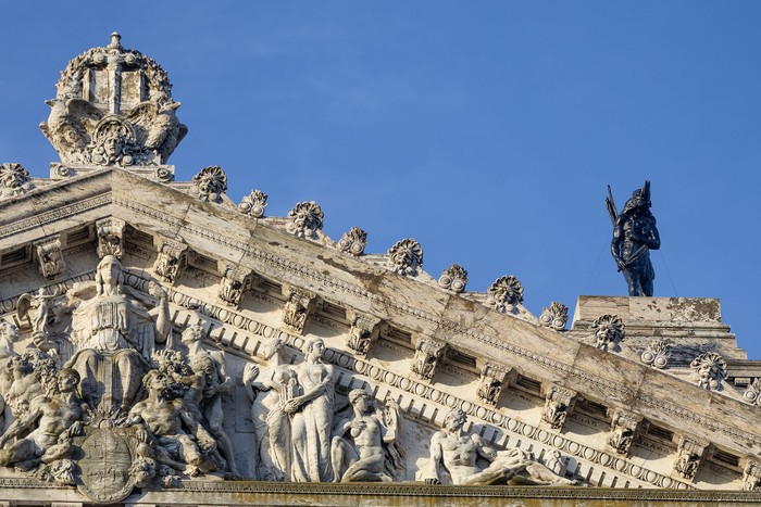VI Bienal de Montevideo,  Amazonas Ancestral, en el Palacio Legislativo. 
Foto: Rodrigo Viera Amaral