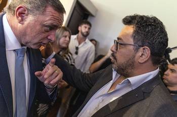 Álvaro Delgado y Alejandro Sánchez (archivo, octubre de 2024). · Foto: Ernesto Ryan